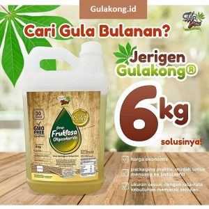 Gulakong Gula Singkong Cair 6kg